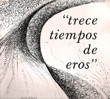 Trece tiempos de Eros portada de Leticia Ochar�n